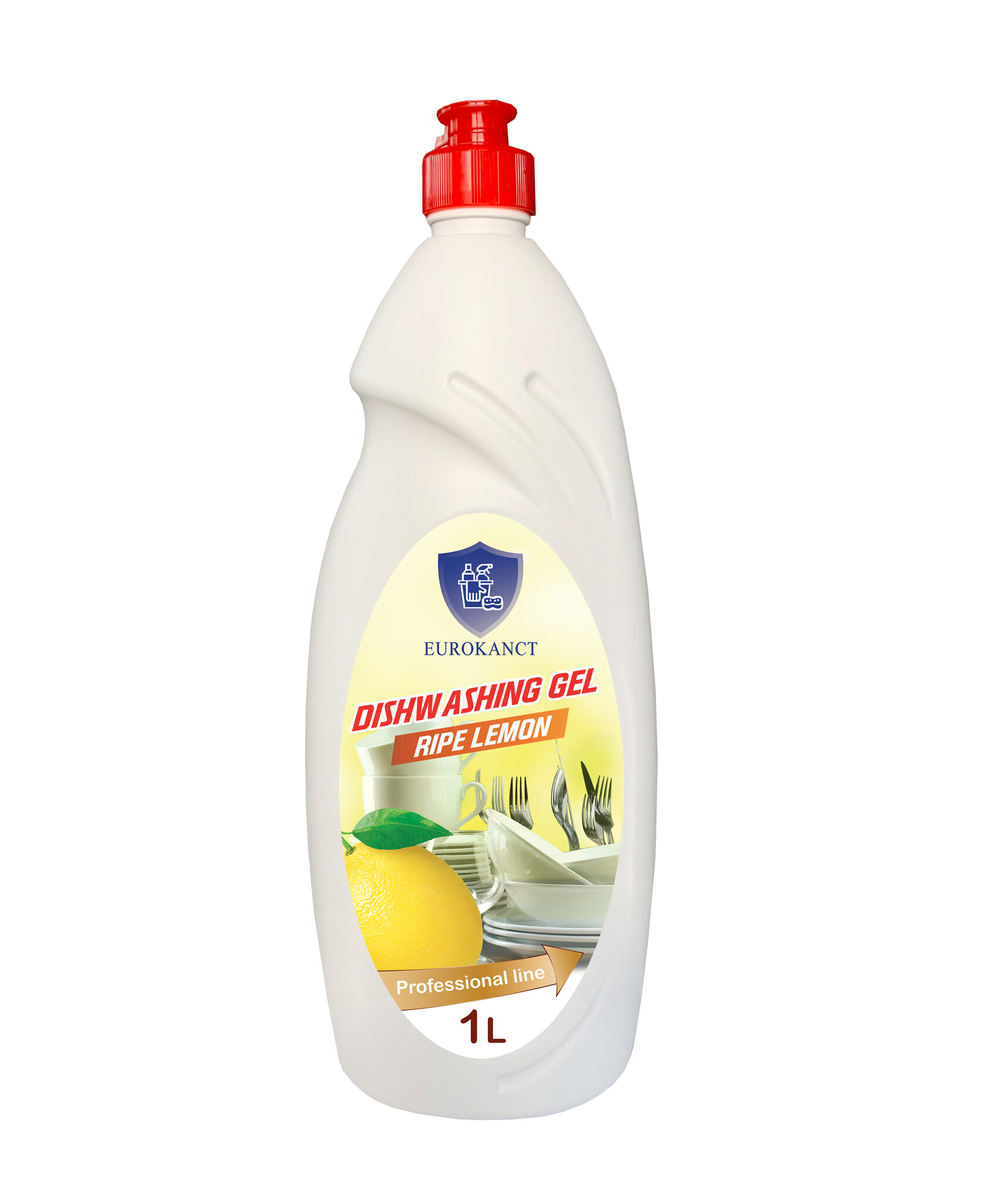 Гель для миття посуду Eurokanct lemon 1 л